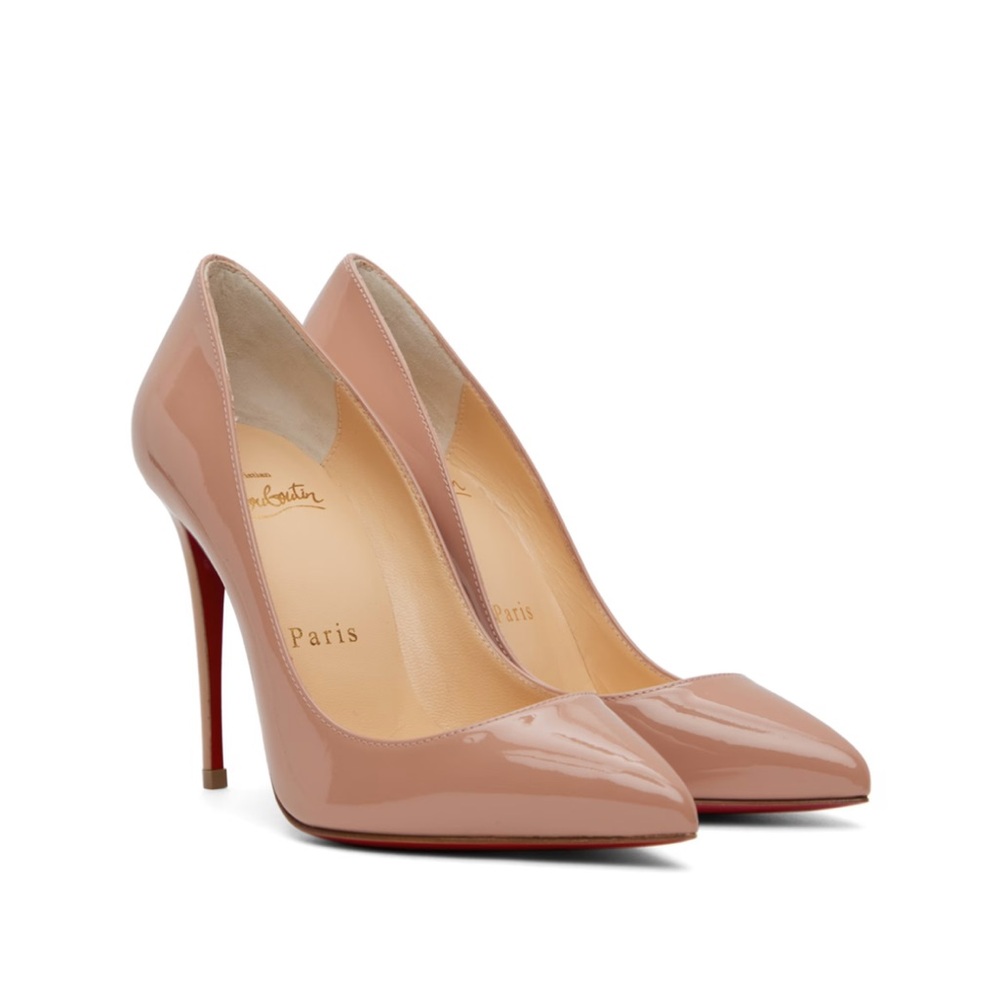 Christian Louboutin Pigalle Follies 100mm Nude Pumps